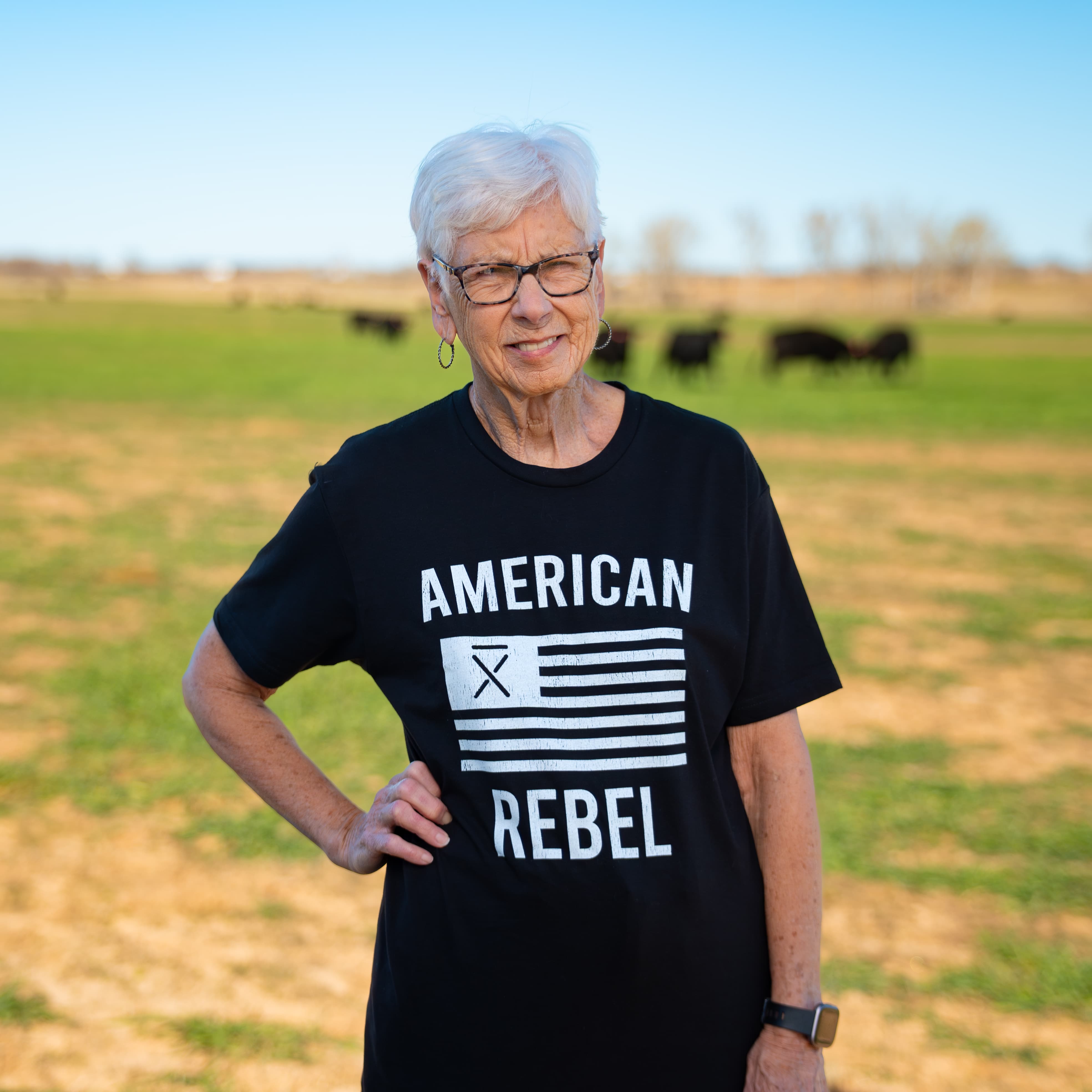 American Rebel T-Shirt - Black