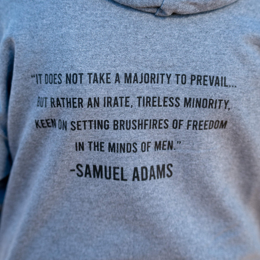 
                  
                    American Rebel Hoodie - Heather Grey
                  
                